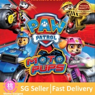 PAW Patrol Moto Pups Skye’s / Rubble’s / Rocky’s / Deluxe Pull Back Motorcycle Vehicle with Wheelie Feature &amp; Toy Figure