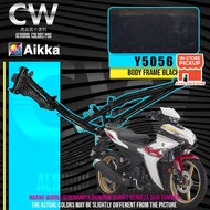 Hitam Rangka Y15 / LC / 125Z - Y5056  Yamaha Kaler Chassis Body Frame Black Spray 370ml & 0.25L / 0.