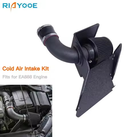 Car High Flow Cold Air Intake Kit For EA888 Gen1 Gen2 1.8T 2.0T Volkswagen Golf MK6 GTI SEAT Leon Au