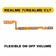 Flex flexible on off power volume oppo realme 7i / c17 2020 new