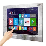 Haocrown 32 Inch Smart Bathroom TV IP66 Waterproof Touch Screen Magic Mirror TV Full HD 1080P Televi