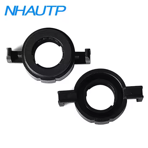 NHAUTP ABS H7 LED Adapters Holder For Ford New Mondeo Peugeot 508 2008 3008 Citroen C5 DS5 DS6 Headl