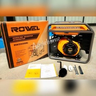 ROWEL เครื่องปั่นไฟ รุ่น RW3500RI 7แรงม้า 3500วัตต์ 220V (เชือกดึงสตาร์ท) เครื่องยนต์ 4จังหวะ GASOLI