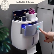 Ecoco Double tissue box - toilet tissue box paper box dispenser