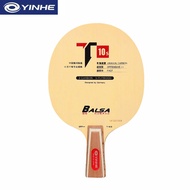 Yinhe ใบมีดลายกีฬาปิงปอง T-10s 5ไม้2คาร์บอน T10s น่ารังเกียจสำหรับการหยุดรวดเร็ววงโค้ง