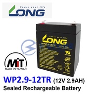LONG WP2.9-12TR 12V 2.9Ah Rechargeable Seal Lead Acid Battery for MIPRO / OKAYO Portable Speaker