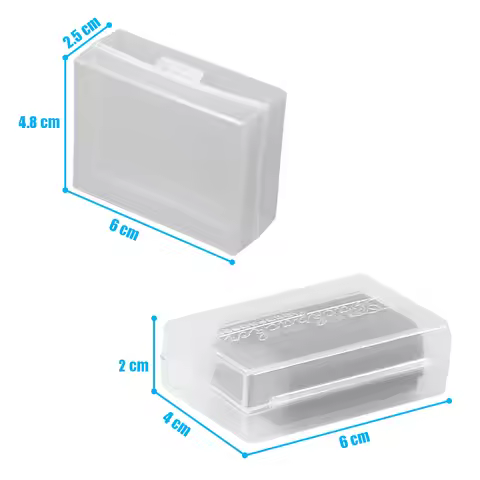 Selens 5pcs Battery Case Storage Box for DSLR Camera Canon LP-E8 LP-E6 LP-E5 BP-511A Nikon NB-10L EN