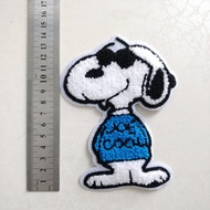 【Be worth】 13 Style Snoopy Towel Embroidered Cloth Patch Cartoon Puppy Kids Coat Sweater Bag Decor A