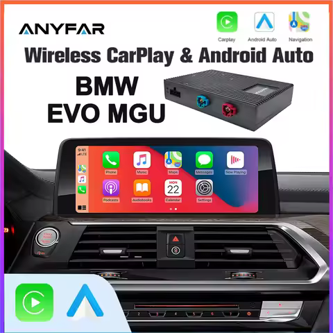 Wireless CarPlay Android auto For BMW 1 2 Series F20 F21 F22 F23 F45 2011-2020 NBT EVO With rear cam