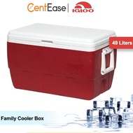 IGLOO 52 QT (49L) Family Cooler Box- Red