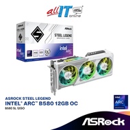 ASROCK Intel Arc B580 Steel Legend 12GB OC Graphics Card | B580 SL 12GO