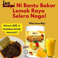 Jus African Manggo Detox 330G Jus Kurus Selim berperisa mangga oren