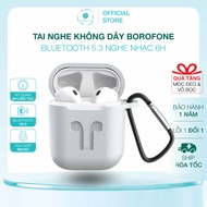 BOROFONE Wireless Bluetooth Headset - Bluetooth 5.3, Supports Calls and Calls Without Latency - 1 Ye