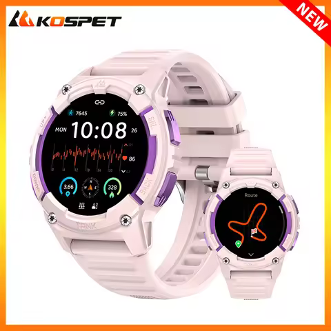 KOSPET TANK S2 GPS Smart Watches For Women Altimeter Barometer Compass Bluetooth Call AMOLED IP69K W