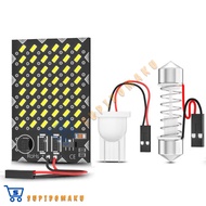 Car LED Dome Light Panel C5W T10 Adjustable Adapter