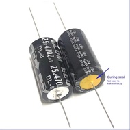 5PCS original genuine filter capacitor 4700uf axial polarized electrolytic capacitor 25v 4700uf 18X3