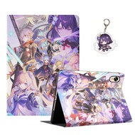 Case Compatible with iPad Mini 4 Case Genshin Impact Anime Game Design Stand Folio Auto Wake/Sleep H