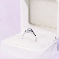 Kuromi 莫桑鑽系列-酷洛米莫桑石單鑽純銀戒指