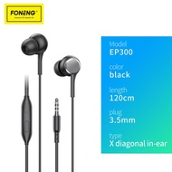FONENG EP300 Inclined Earphone 3.5 JACK HEADPHONE, GOOD SOUND QUALITY