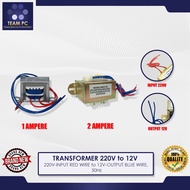 TRANSFORMER, 220v to 12v CONVERTER