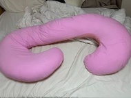 粉色C型孕婦枕（月亮枕）