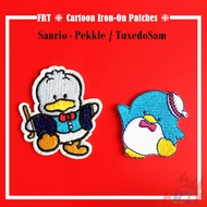 ❣️Pekkle / TuxedoSam - Sanrio Iron on Patch❣️1Pc Diy Sew on Iron on Badges Patches Apparel Appliques