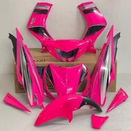 VELOZI BODY COVER SET LOTUS PINK WITH STICKER FOR LC135 V1