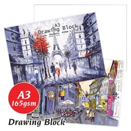 Drawing Block B4 A3 | Drawing Book | Art Block | Sketching Block | Art Book | Kertas Lukis | Buku Lu