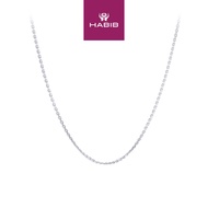 HABIB 750/18K White Gold Necklace 040 F D-18W