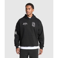 Men's Fitness Baggy Style Hoodie Lifting Essentials Series High Quality Printed Oversized Soft Premi