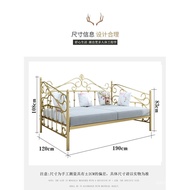 Simple Modern Iron Sofa Bed Iron Sofa Iron Chair Children's Splicing Bed Simple Single Iron Frame Bed Princess Bed