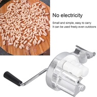 【SR6】-Manual Macaroni Maker Cavatelli Maker Machine Portable Hand Cranking Noodles Pressing for Auth