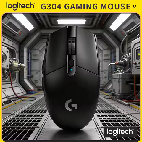 Logitech G304 Wireless Gaming Mouse 12000 DPI HERO Sensor LIGHTSPEED 1ms 9-Month Battery Durable Des
