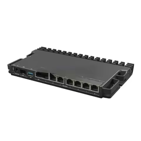 RB5009UPr + S + IN RB5009 Router with PoE-in and PoE-out on All Ports, Small and Medium ISPs. 1 Giga
