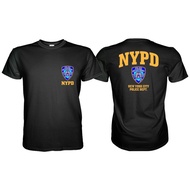 Sports and leisure Oversize man tees York Police Department T-shirt Nypd GS