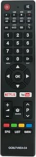 AULCMEET Replacement Remote Control GCBLTV6EA-C4 Suitable for Chiq LED UHD TV U50G6 U55G6 U65G6 U55G