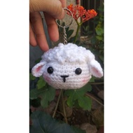 Sheep head keychain