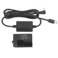 Sprcsg LP E10 Dummy Battery DR DC Coupler with Type C Power Adapter for 1100D 1200D 1300D 1500D 2000