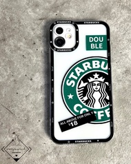 Starbucks Sbucks Case Iphone 7 8 Plus SE 2020 X XS XR 11 12 13 PRO MAX MINI Casing Lucu Simple Cool 