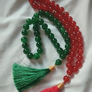 Middle East Arabian Bracelet High-Quality Glass 33pcs 12MM Rosary Beads Muslim Rosary Beads Bracelet