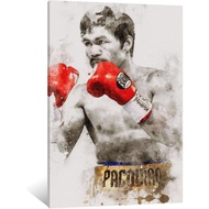 HYYNN Manny Pacquiao Poster Decorative Painting Canvas Wall Art Living Room Posters Bedroom Painting