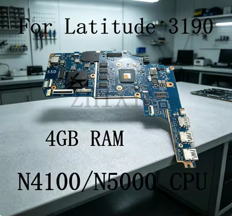 LA-F461P For Latitude 3190 2-in-1 Laptop Motherboard with N4100/N5000 CPU 4GB RAM CN-0GD14P CN-00F35