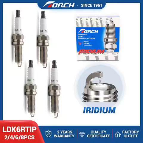 2-8PCS Iridium Platinum Candle TORCH LDK6RTIP Replace for ILZKR6F11 09482-00647 SILZKR6B10E 18846-10