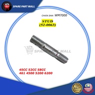 CHAIN SAW (WM7000): STUD FOR 5CC 52CC 58CC / SPROCKET BAR COLLAR SCREW 461 4500 5200 6200 STHLL PREC