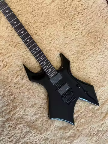2026 Performance Black Guitar Double Floyd Rose Vibrato EMG Pickups Guitar