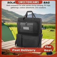 Solar Panel Storage Bags with Shoulder Straps Padded Travel Solar Panel Organizer Waterproof Solar B