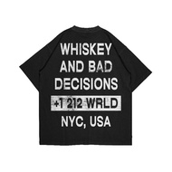 WRLDSTUDIOS_ T-Shirt BAD DECISIONS Black 20s
