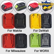 TOPBEAUTY DIY Adapter, Durable Portable Battery Connector, ABS Holder Base for Makita/DeWalt/WORX/Mi