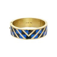 Tiffany & Co. Vintage Gold, Lapis Lazuli and Onyx Bangle Bracelet