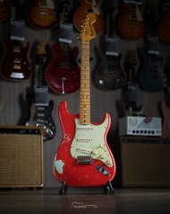 Fender Custom Shop 2009 Jason Smith Fiesta Red x Daphne Blue 60s’ Custom Stratocaster Heavy Relic